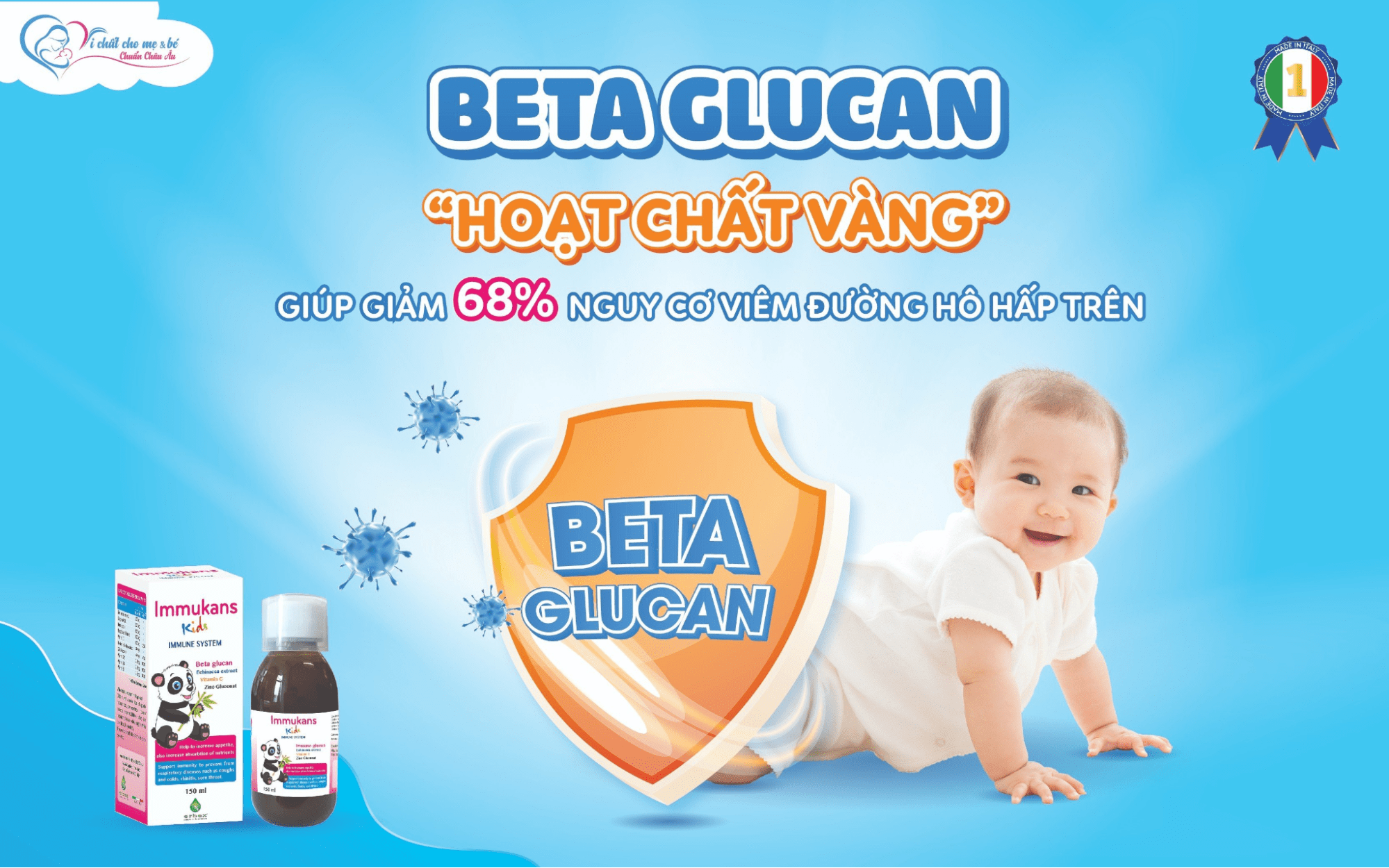 thành phần Immukans - beta glucan