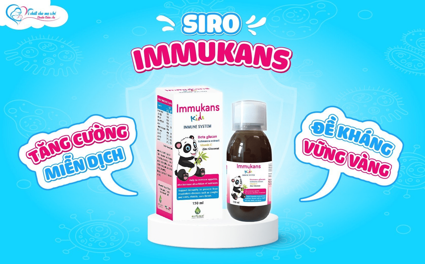 tác dụng của siro Immukans