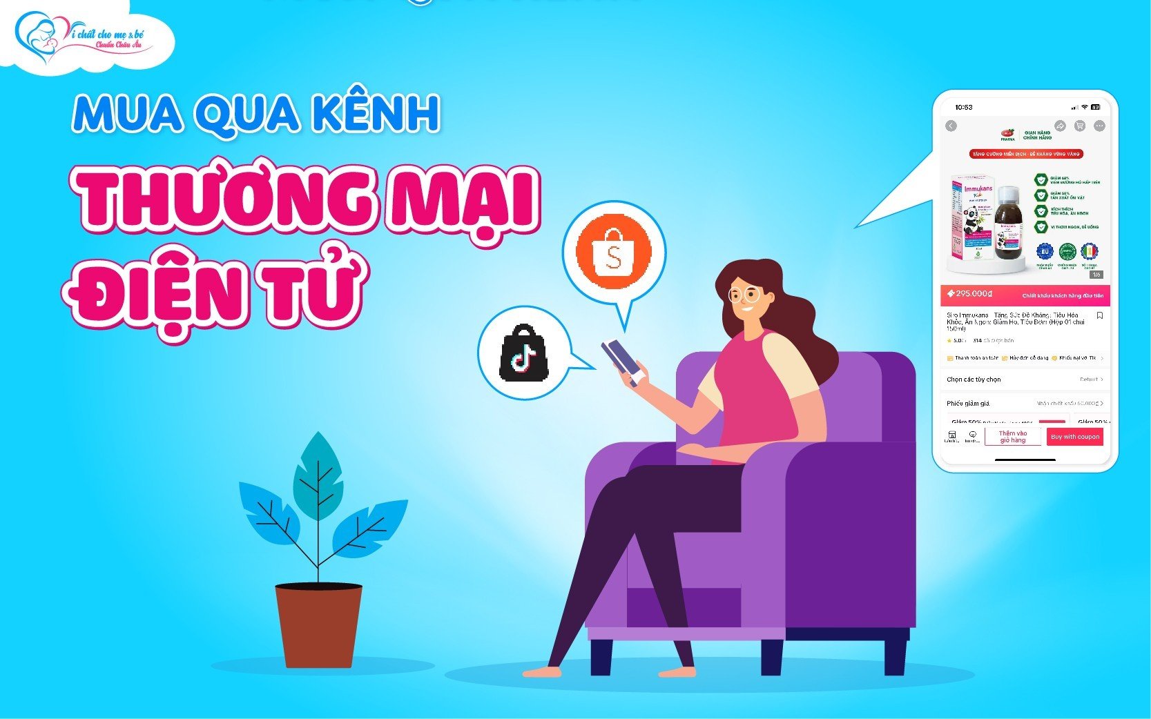 mua Immukans ở đâu - qua kênh thương mại điện tử