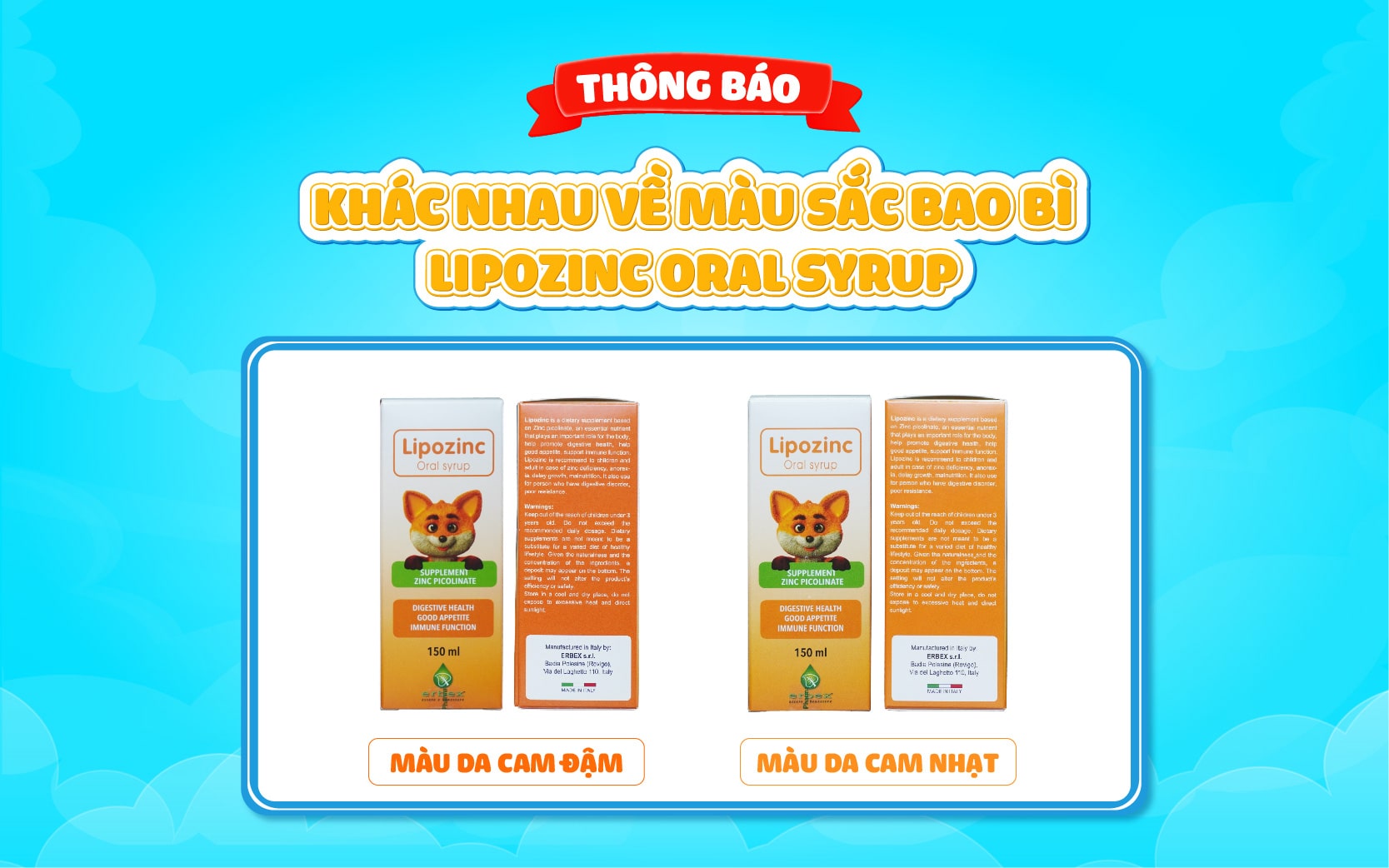 Kẽm Lipozinc siro