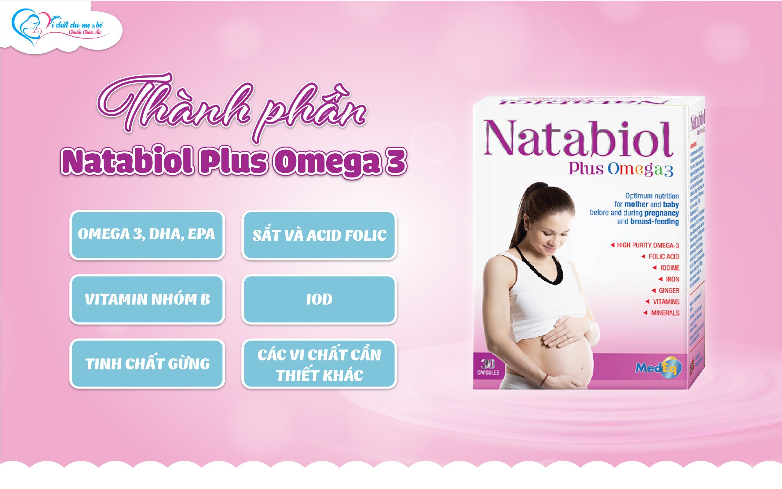 Thành phần Natabiol Plus Omega 3